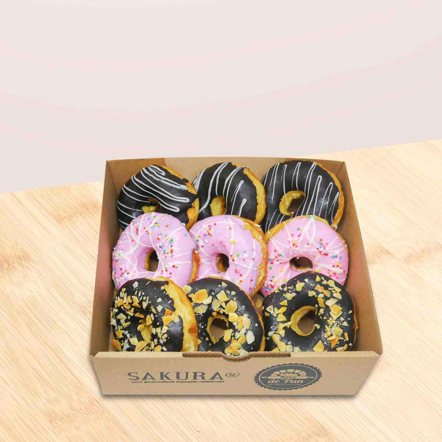 Box Of Dunuts 9 Pcs