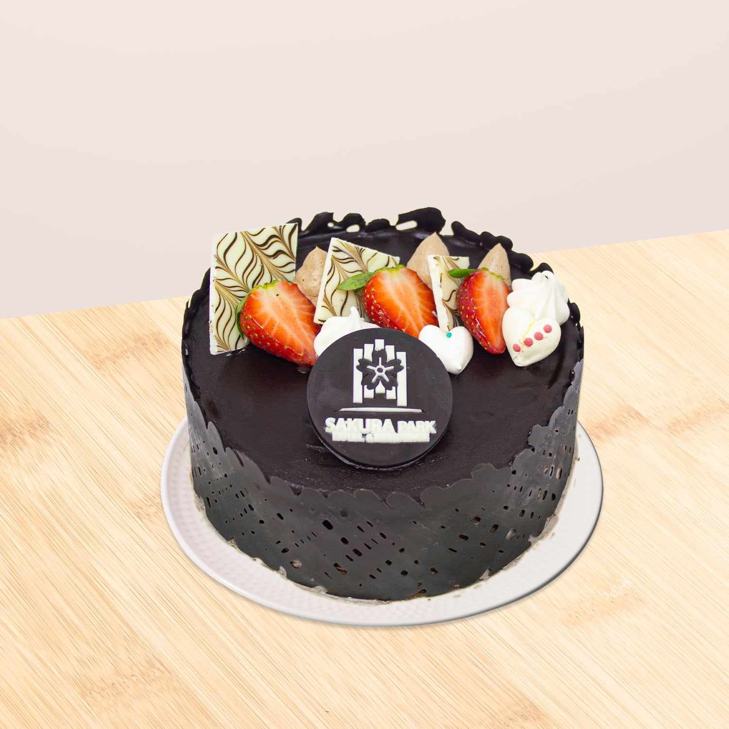 Pair Chocolate Cake